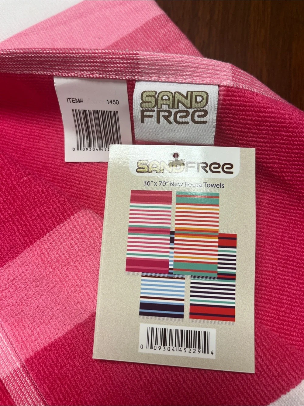 Sand Free New Fouta Pawleys Island Striped Beach Towel, new with tags